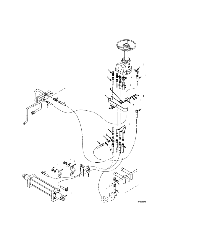 STEERING HYDRAULICS EMPTY CONTAINER HANDLER