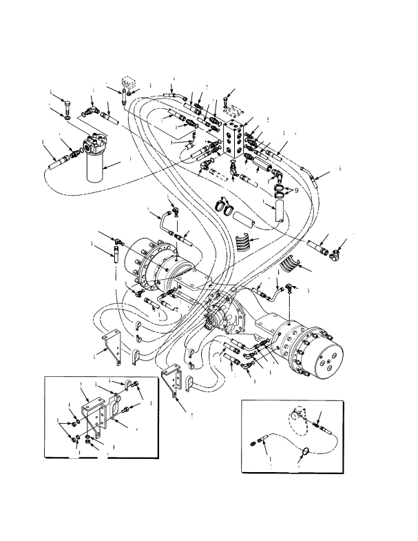 BRAKE LINES FORK LIFT TRUCK