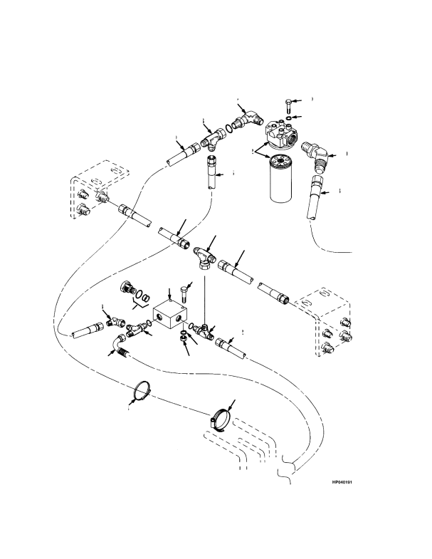 BRAKE CHECK VALVE EMPTY CONTAINER HANDLER (→ S/N A214E01572)