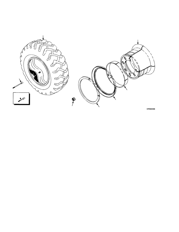 WHEEL AND TIRE BIAS TIRE