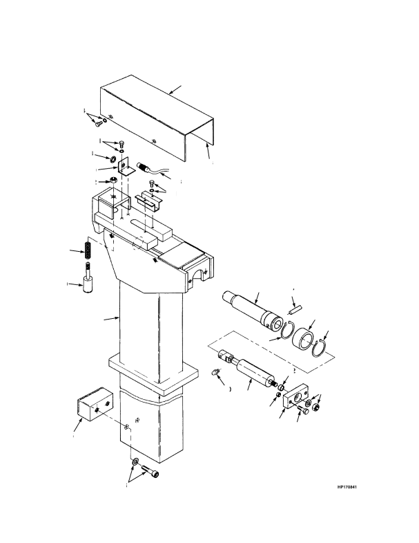 VERTICAL END BEAM EMPTY CONTAINER HANDLER (-> S/N A214E01806)