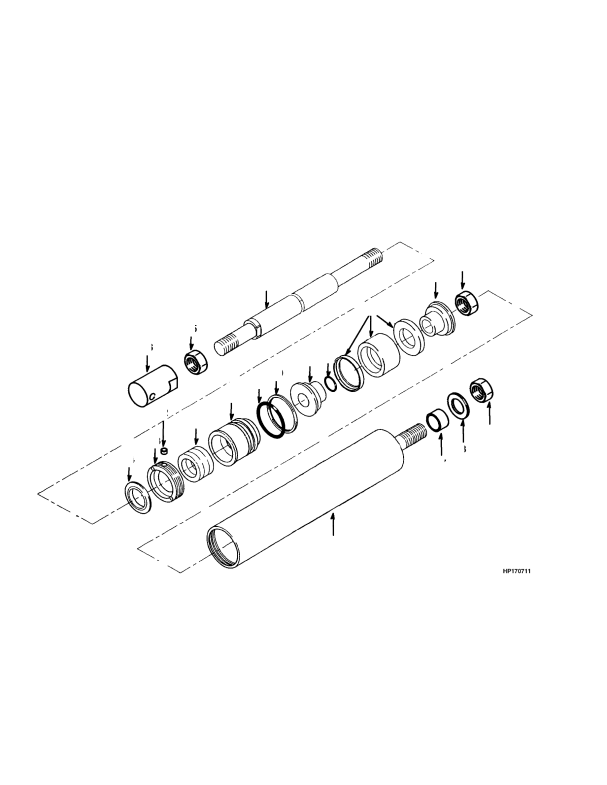 TWIST LOCK CYLINDER EMPTY CONTAINER HANDLER (-> S/N A214E01806)