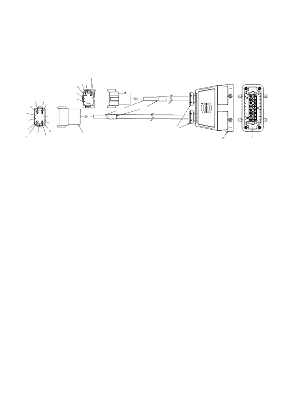 WIRE HARNESS TWIST LOCK (S/N A214E01807 -> S/N A214E01962A)