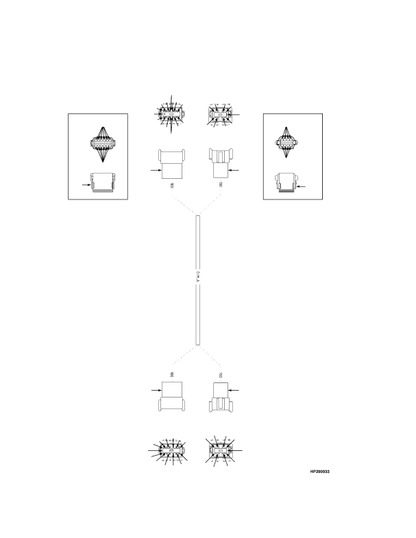 WIRE HARNESS FRONT END EQUIPMENT -> HEADER HOSES EMPTY CONTAINER HANDLER (S/N A214E01963A ->)