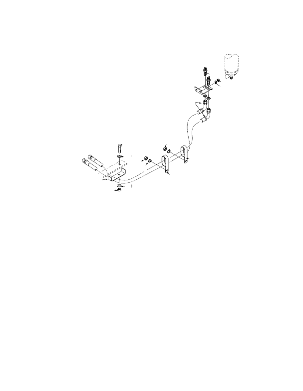 HYDRAULIC LINES AUXILIARY -> FORK LIFT TRUCK