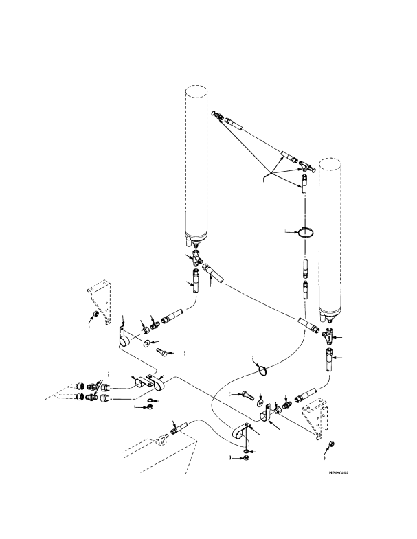 HYDRAULIC LINES LIFT -> FORK LIFT TRUCK