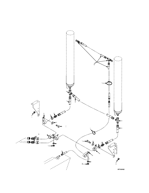 HYDRAULIC LINES LIFT -> FORK LIFT TRUCK