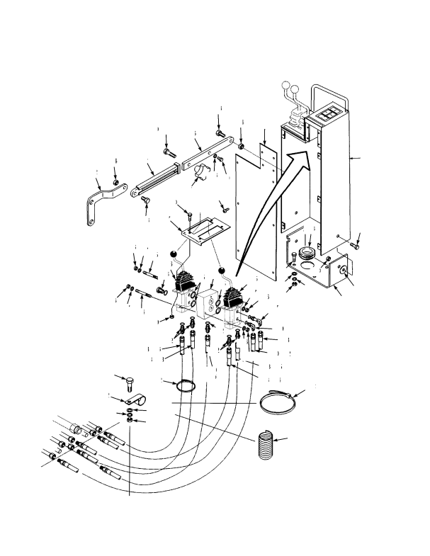 HYDRAULIC CONTROL (S/N A214E01843Z ->)