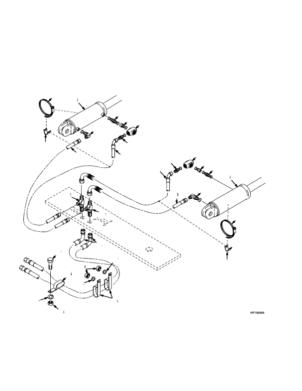 HYDRAULIC SYSTEM TILT CYLINDER -> FORK LIFT TRUCK