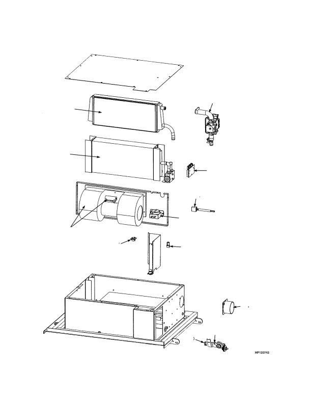 HEATER AND AIR CONDITIONER ASSEMBLY