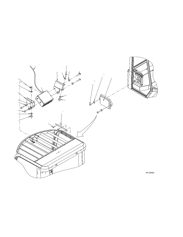 HYDRAULIC CONTROL AND TWISTLOCK EMPTY CONTAINER HANDLER