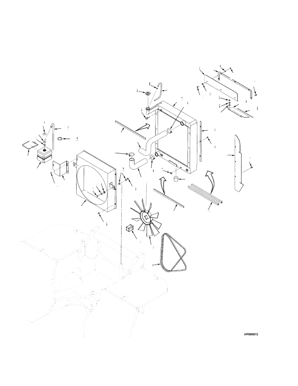 COOLING TIER I ENGINE (-> S/N E019E01964A)