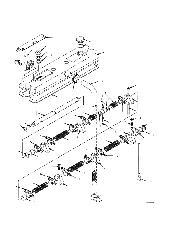 VALVE COVER TIER I ENGINE (-> S/N E019E01964A)