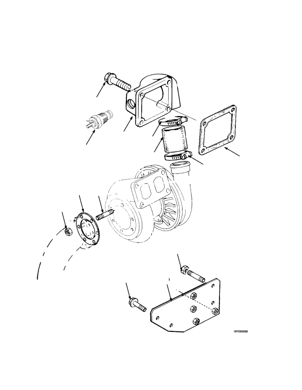 AIR DUCT TIER I ENGINE (-> S/N E019E01964A)