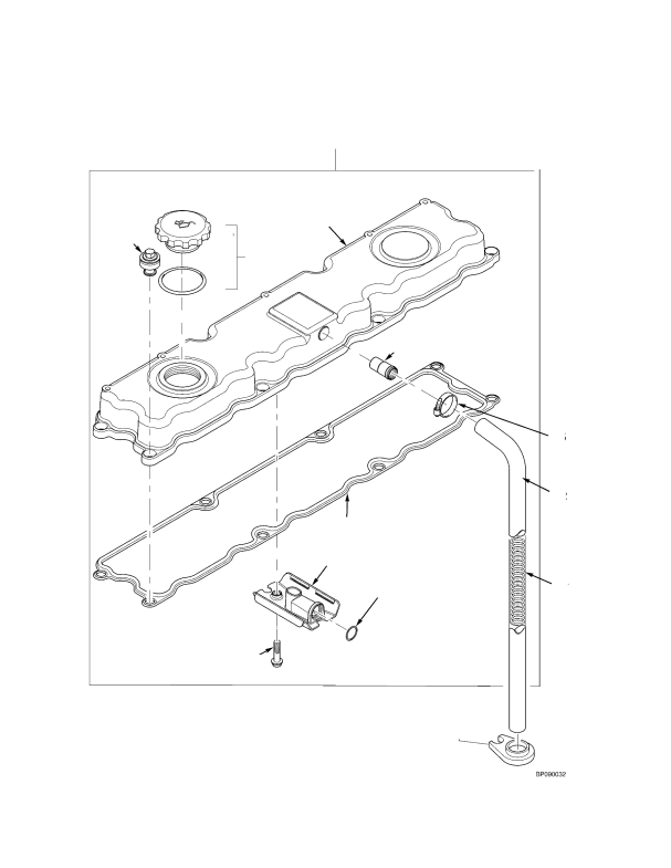 CYLINDER HEAD COVER TIER II ENGINE