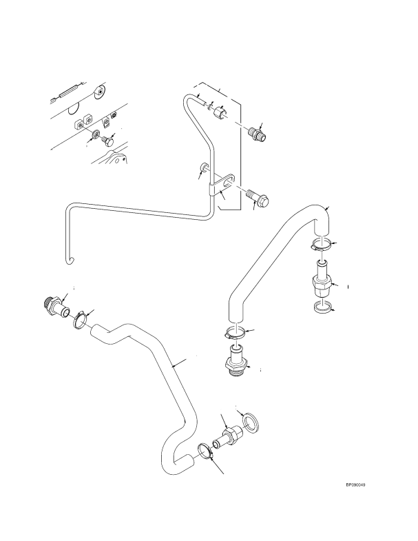 BLANKING PLUG OIL FEED AND HOSES TIER II ENGINE