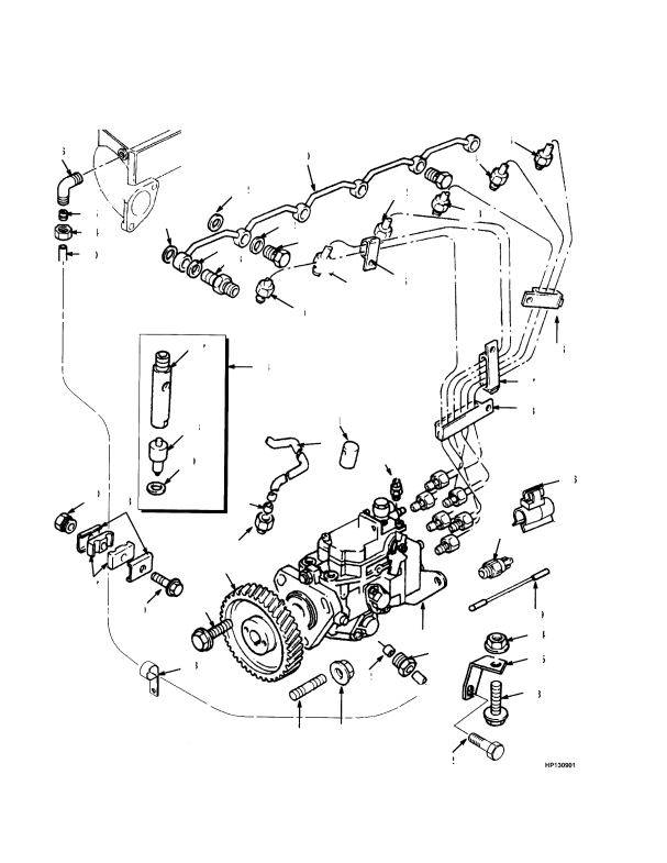 FUEL INJECTION TIER I ENGINE (-> S/N E019E01964A)