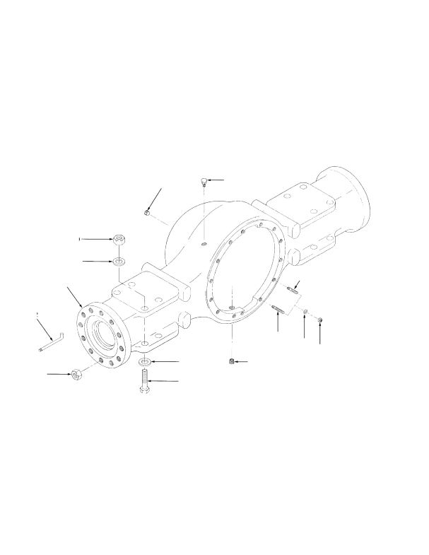 AXLE HOUSING AND ATTACHING PARTS