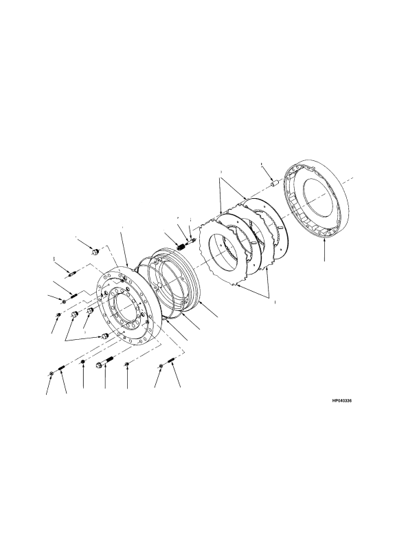 BRAKE ASSEMBLY WET BRAKE