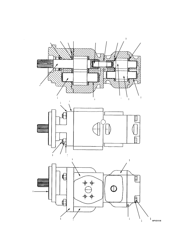 HYDRAULIC PUMP (3/2006 ->)