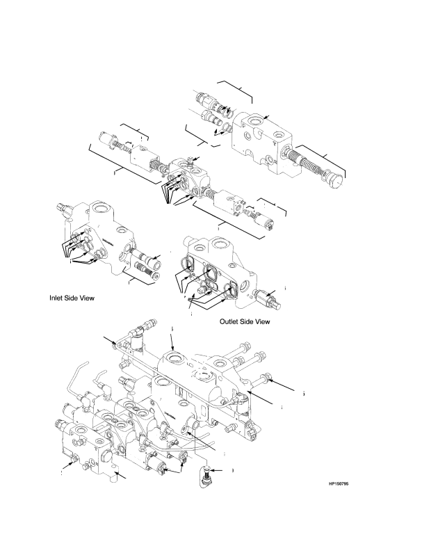 CONTROL VALVE (-> S/N E019E01696Z) (-> S/N E019E01699Z)