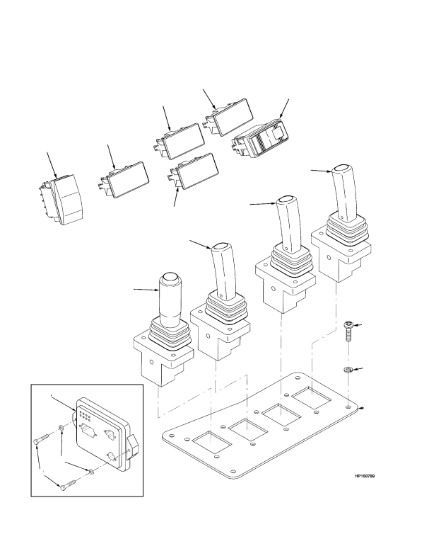 CONTROL LEVER HYDRAULIC (-> S/N E019E01914A)