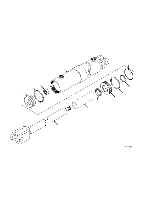 FORK POSITIONER CYLINDER