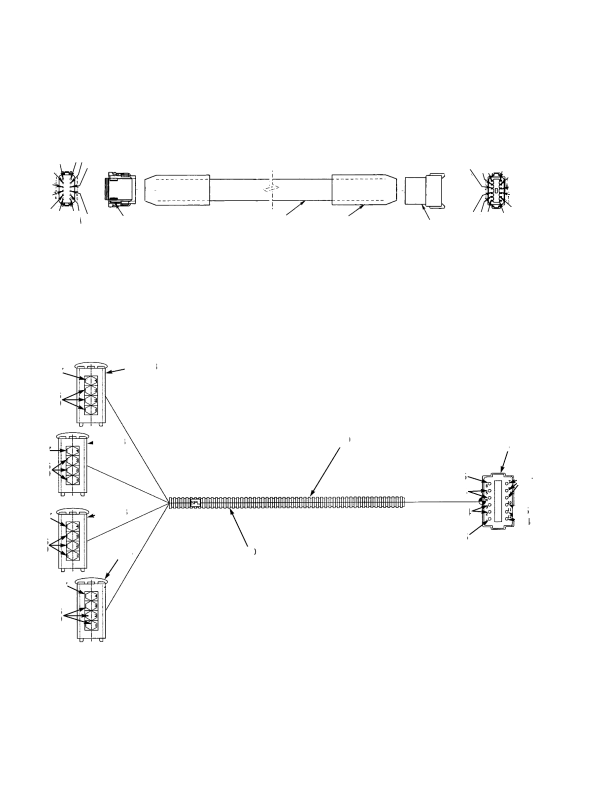 WIRE HARNESS TWO STAGE LIMITED FREE-LIFT