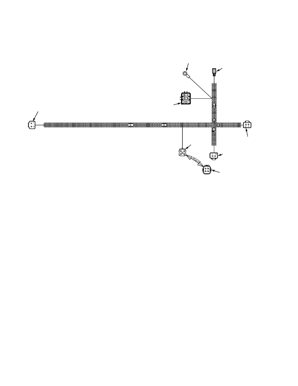 WIRE HARNESS AUXILIARY HYDRAULIC OIL COOLER