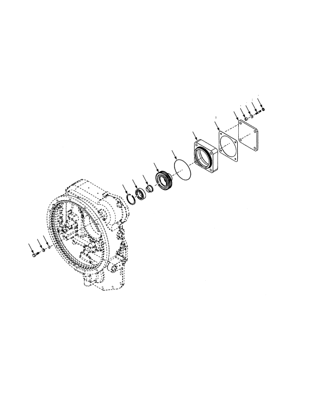 AUXILIARY PUMP DRIVE (S/N F019E01594B -> CUMMINS) (S/N F019E01602B -> (PERKINS))