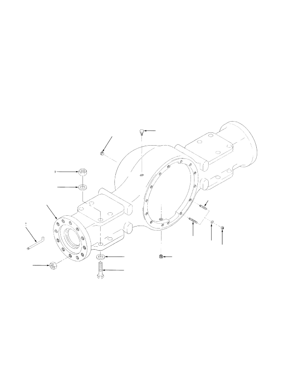 AXLE HOUSING AND ATTACHING PARTS