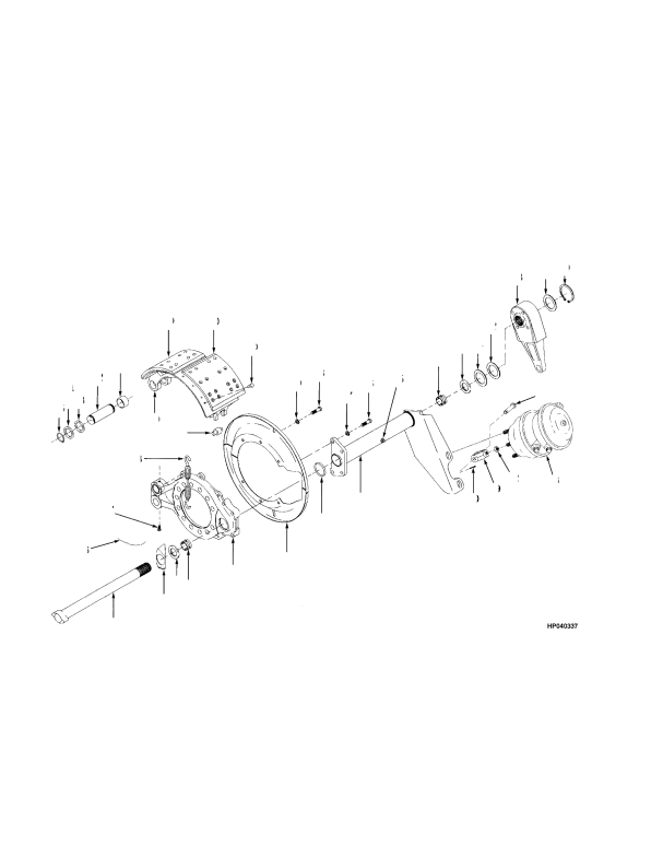 BRAKE ASSEMBLY DRY BRAKE