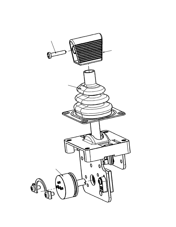 ELECTRONIC LEVER ASSEMBLY THREE FOUR FIVE AND SIX FUNCTION