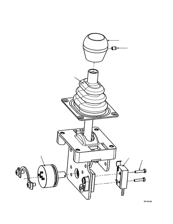 ELECTRONIC LEVER ASSEMBLY WITH CLAMP ATTACHMENT