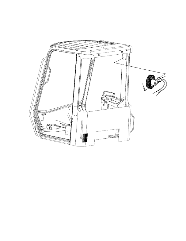 EUROPE CAB RECIRCULATING FAN CLOSED CAB ONLY