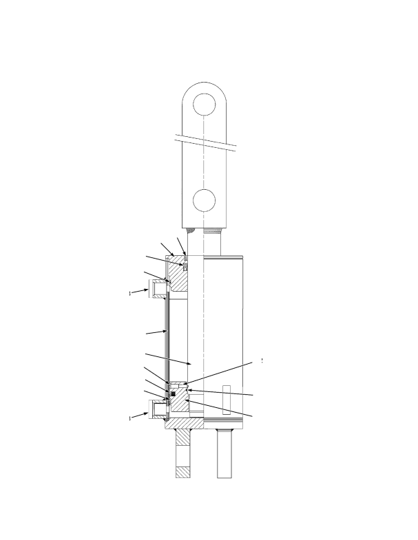  EUROPE SIDE-SHIFT AND FORK POSITIONER CYLINDER LONG CYLINDER