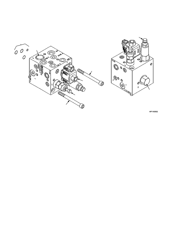 EUROPE HYDRAULIC CONTROL VALVE HIC BRAKE/ACCUMULATOR BLOCK ASSEMBLY