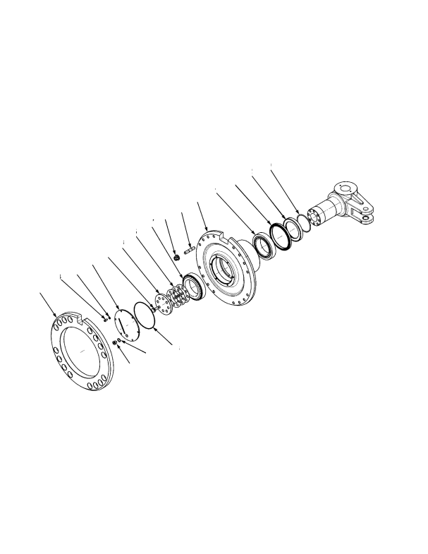 EUROPE STEER AXLE HUB ASSEMBLY