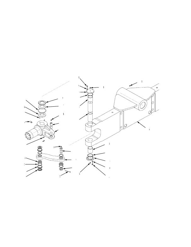 EUROPE STEER AXLE SPINDLE ASSEMBLY