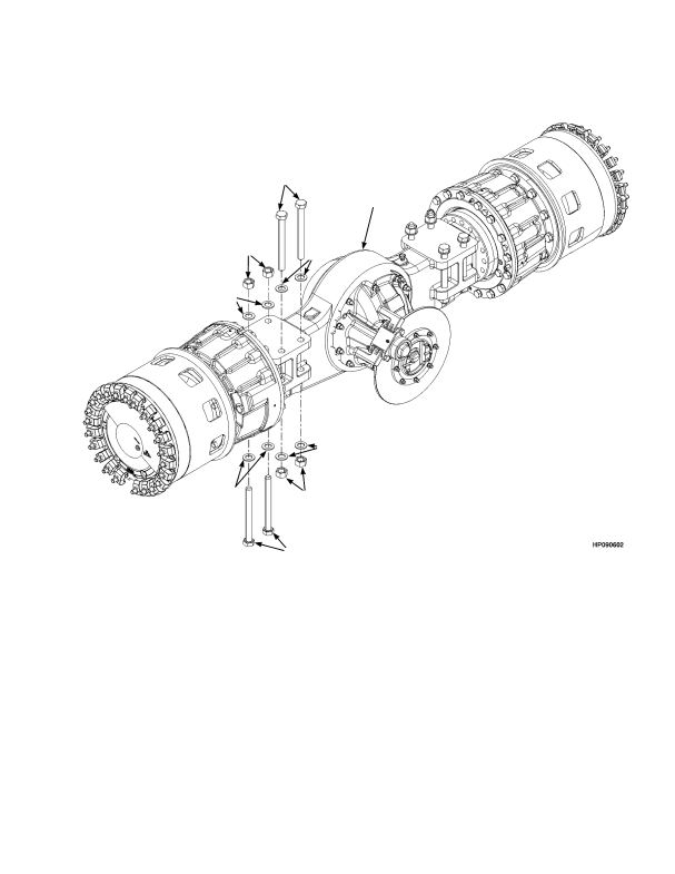 EUROPE  DRIVE AXLE MOUNTING H28-32XM/XMS