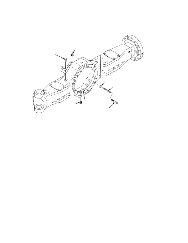 EUROPE DRIVE AXLE HOUSING ASSEMBLYS H25XM/XMS