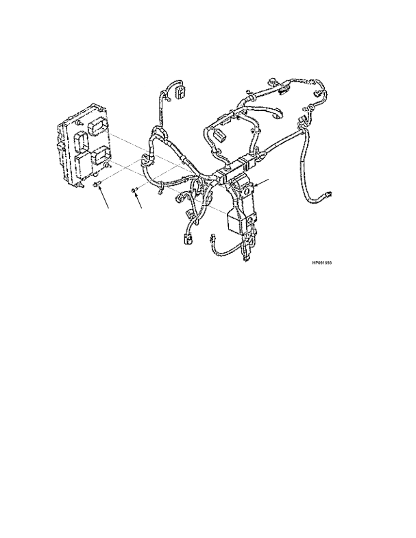 EUROPE  ENGINE CONTROL MODULE WIRING STAGE 3B ENGINE