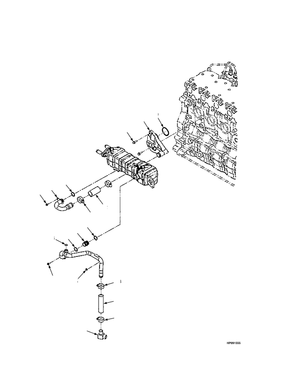  EUROPE EXHAUST MANIFOLD RECIRCULATION WATER — STAGE 3B ENGINE