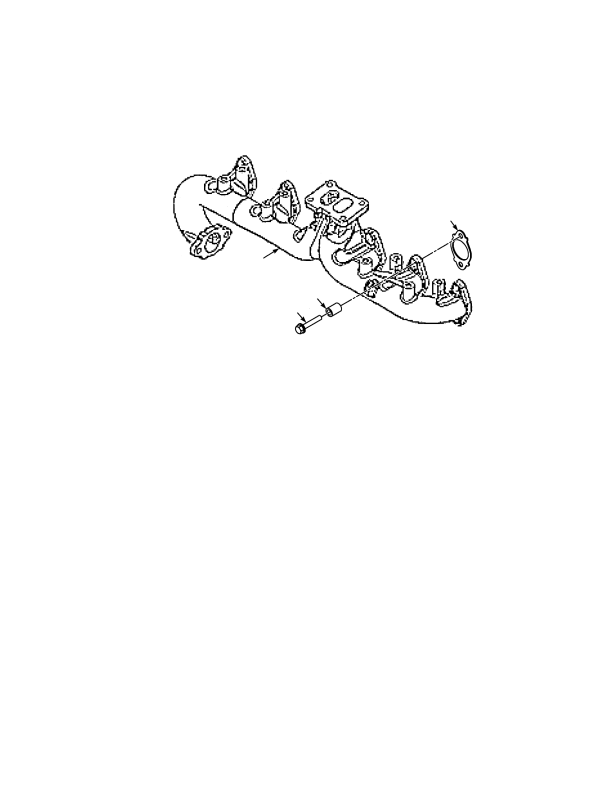 EUROPE EXHAUST MANIFOLD AND MOUNTING STAGE 3B ENGINE