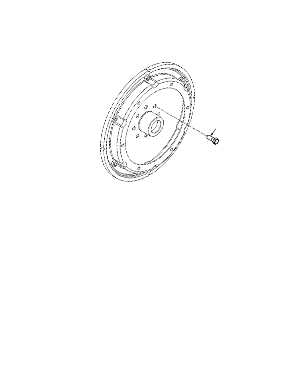 EUROPE FLYWHEEL MOUNTING STAGE 3B ENGINE