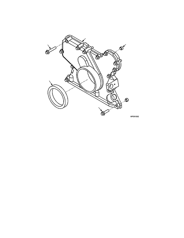 EUROPE FRONT GEAR COVER STAGE 3B ENGINE