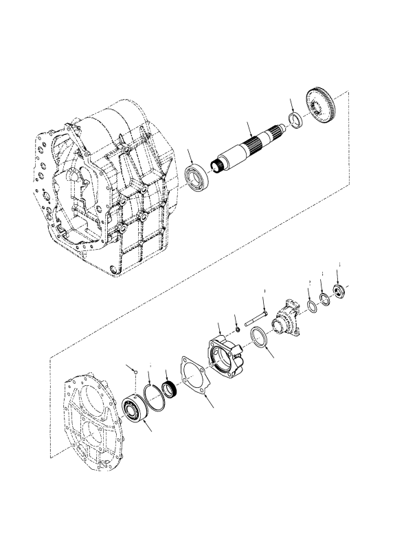 OUTPUT SHAFT (-> S/N G019E02448H)