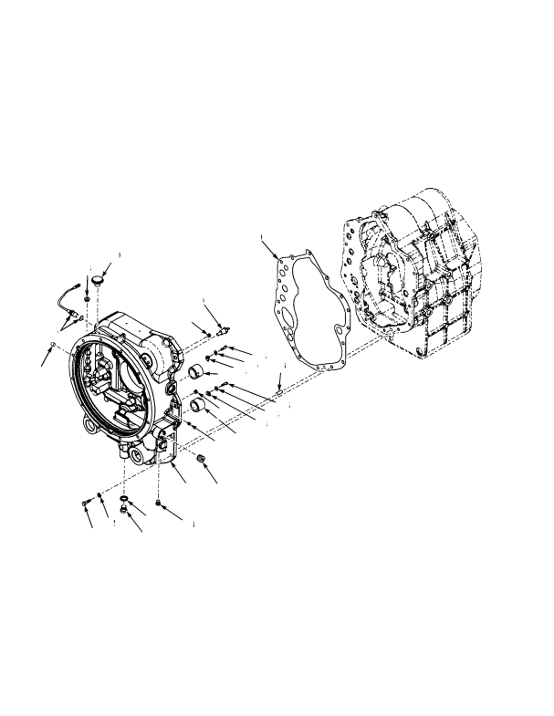 TORQUE CONVERTER HOUSING AND ATTACHING PARTS