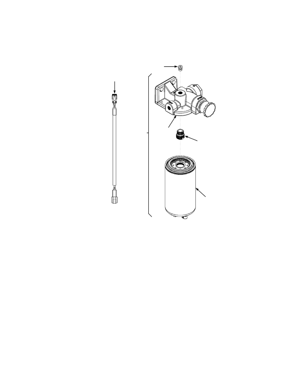 REMOTE FUEL FILTER CUMMINS DIESEL (-> S/N G019E02152F (WET BRAKES)) (-> S/N G019E02271F (DRY BRAKES))