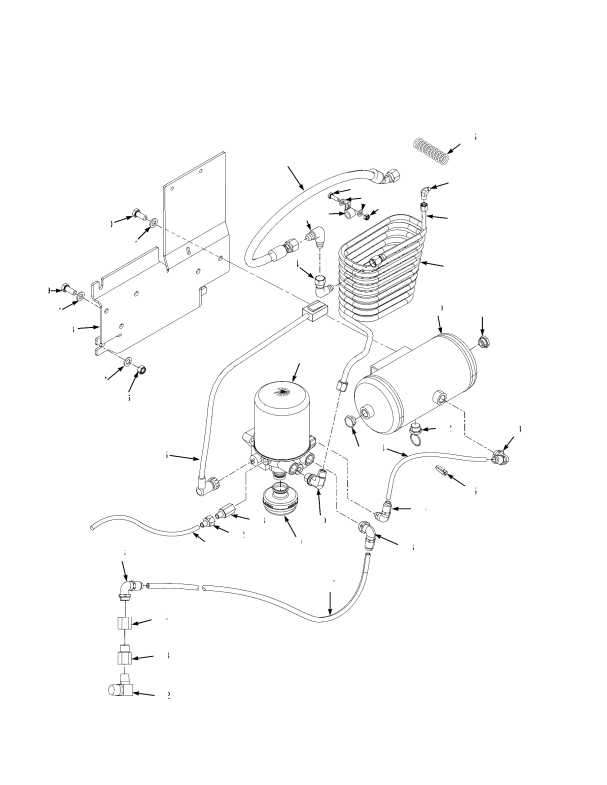 AIR DRYER SYSTEM (S/N G007E02676D ->)